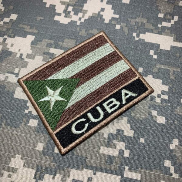 BP0010NT03 Bandeira Cuba Patch Bordado Termo Adesivo - Imagem 2