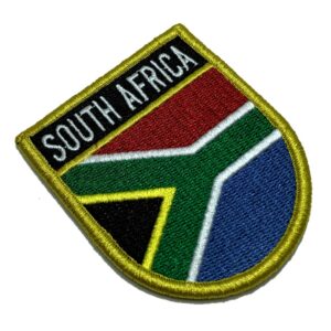 BP0021EV01 Bandeira África do Sul Bordado Fecho Contato