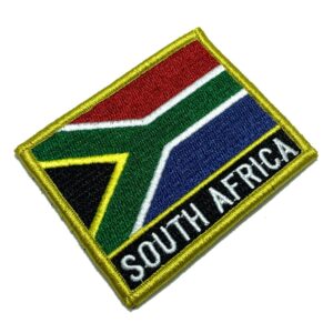 BP0021NV01 Bandeira África do Sul Bordado Fecho Contato