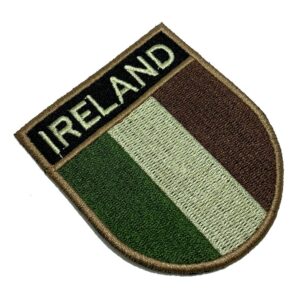 BP0059ET03 Bandeira Irlanda Patch Bordado Termo Adesivo