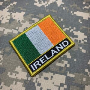 BP0059NV01 Bandeira Irlanda Patch Bordado Fecho Contato