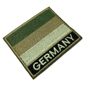 BP0081NT03 Bandeira Alemanha Patch Bordado Termo Adesivo