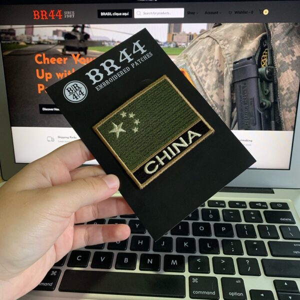 BP0195NT03 Bandeira China Patch Bordado Termo Adesivo - Imagem 3