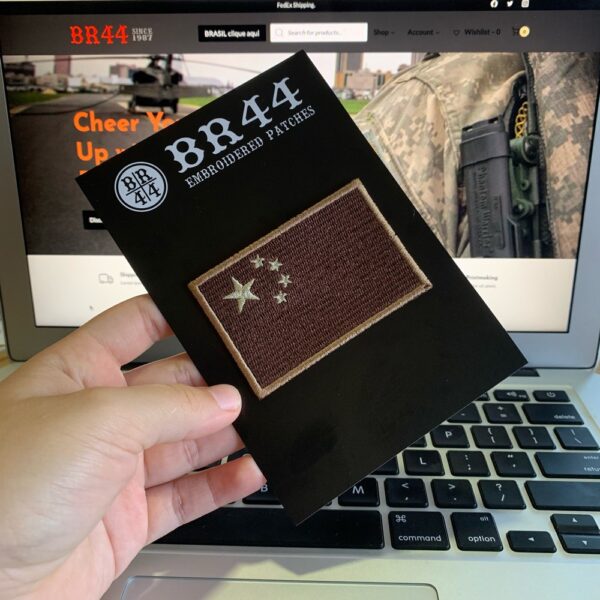 BP0195T04 Bandeira China Patch Bordado Termo Adesivo - Imagem 3
