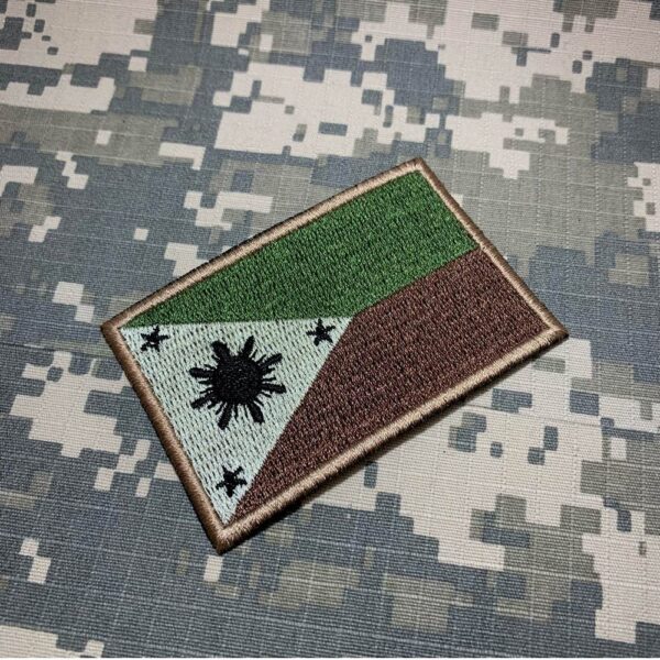 BP0218T03 Bandeira Filipinas Patch Bordado Termo Adesivo - Imagem 2