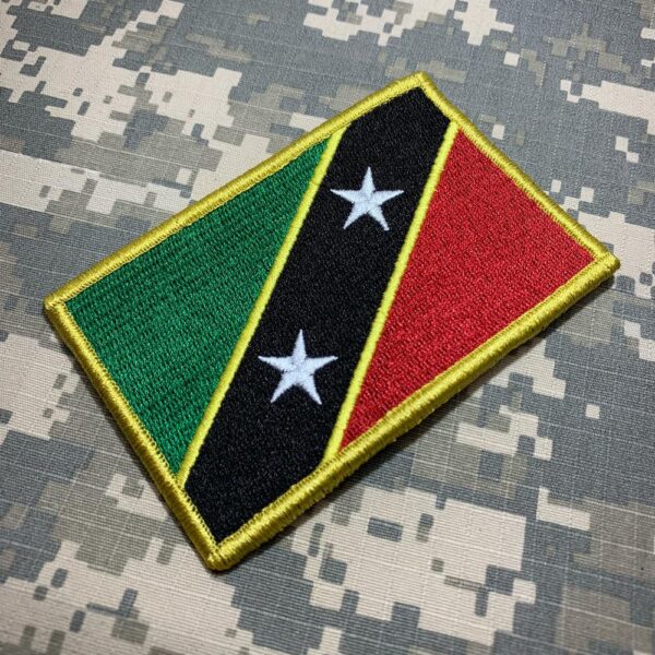 BP0220V21 Bandeira São Cristovão Neves Bordado Fecho Contato - Imagem 2