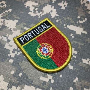 BPPTEV001 Bandeira Portugal Patch Bordado Fecho Contato