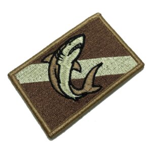 BD0176V04 Bandeira Mergulhador Patch Bordado Fecho Contato