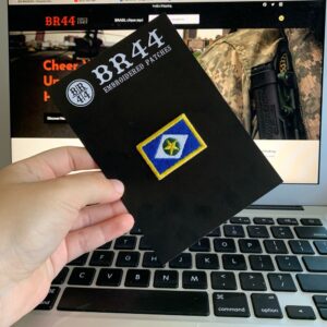 BE0193T31 Bandeira Mato Grosso Brasil Bordado Termo Adesivo