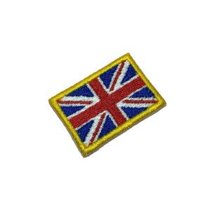 BP0001T31 Bandeira Reino Unido Patch Bordado Termo Adesivo