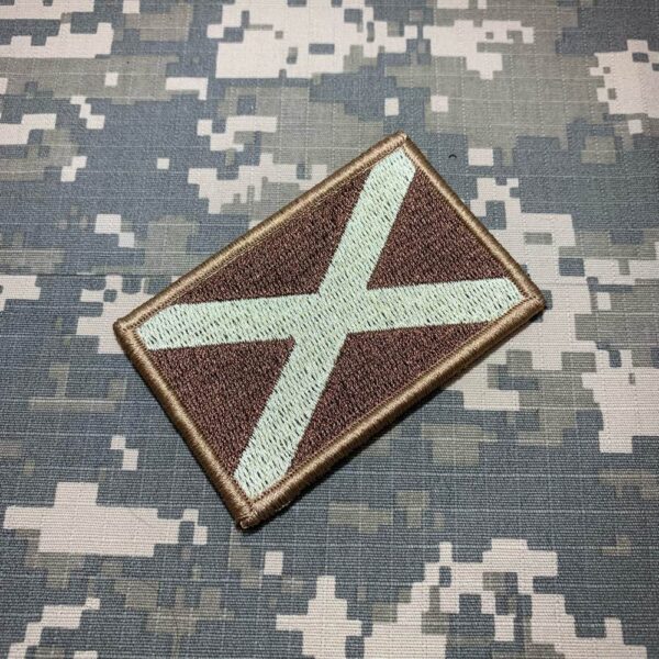 BP0004V04 Bandeira Escócia Patch Bordado Fecho Contato - Imagem 3