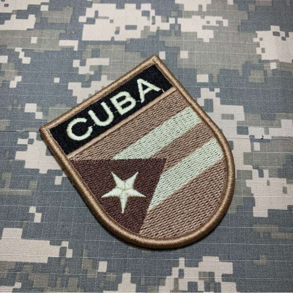 BP0010EV04 Bandeira Cuba Patch Bordado Fecho Contato - Imagem 2