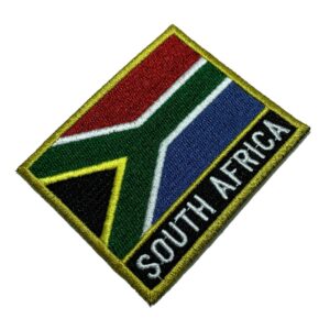 BP0021NT01 Bandeira África do Sul Bordado Termo Adesivo