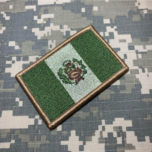 BP0028V03 Bandeira Peru Patch Bordado Fecho Contato - Imagem 2