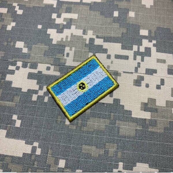 BP0032T31 Bandeira Argentina Patch Bordado Termo Adesivo - Imagem 2