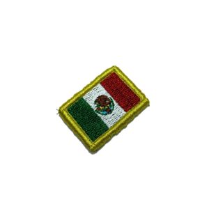 BP0050V31 Bandeira México Patch Bordado Fecho Contato