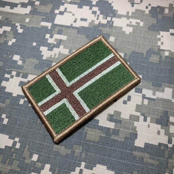 BP0054V03 Bandeira Noruega Patch Bordado Fecho Contato - Imagem 3