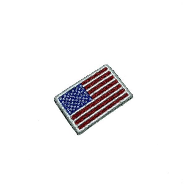BP0055T36 Bandeira EUA Patch Bordado Termo Adesivo