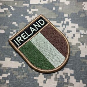 BP0059EV03 Bandeira Irlanda Patch Bordado Fecho Contato