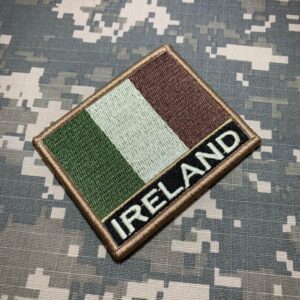 BP0059NV03 Bandeira Irlanda Patch Bordado Fecho Contato