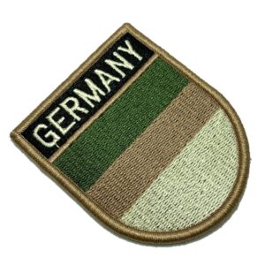 BP0081EV03 Bandeira Alemanha Patch Bordado Fecho Contato