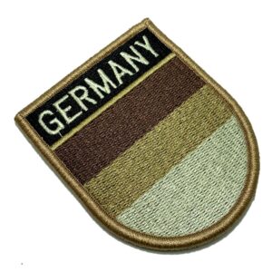 BP0081EV04 Bandeira Alemanha Patch Bordado Fecho Contato