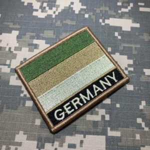 BP0081NV03 Bandeira Alemanha Patch Bordado Fecho Contato