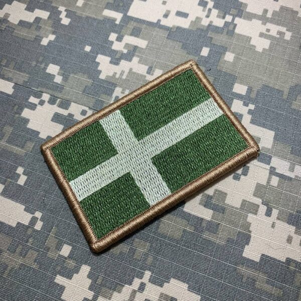 BP0087V03 Bandeira Suécia Patch Bordado Fecho Contato - Imagem 2