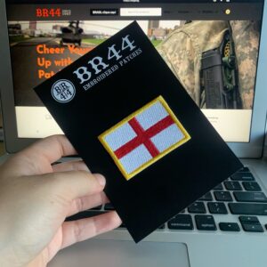 BP0176T11 Bandeira Inglaterra Patch Bordado Termo Adesivo