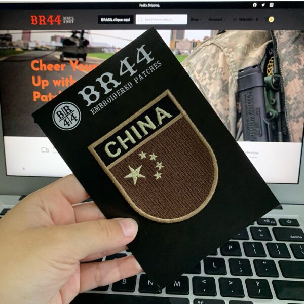 BP0195ET04 Bandeira China Patch Bordado Termo Adesivo - Imagem 3