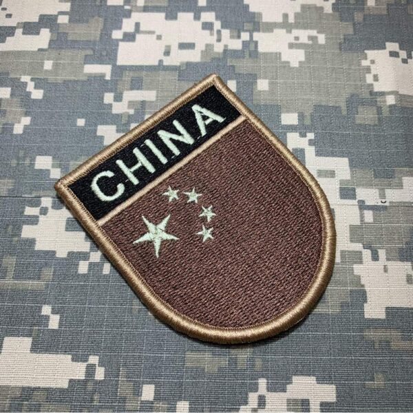 BP0195EV04 Bandeira China Patch Bordado Fecho Contato - Imagem 2