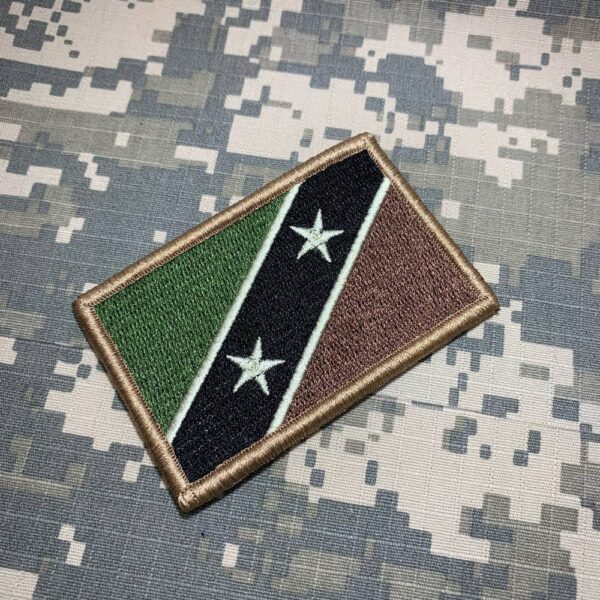BP0220V03 Bandeira São Cristóvão Neves Bordado Fecho Contato - Imagem 2
