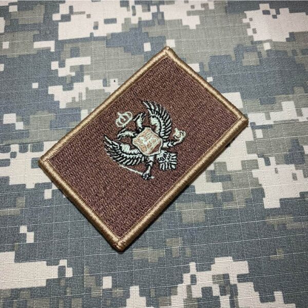 BP0243V04 Bandeira Montenegro Patch Bordado Fecho Contato - Imagem 2