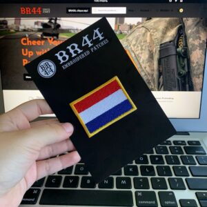 BPNLT011 Bandeira Holanda Patch Bordado Termo Adesivo