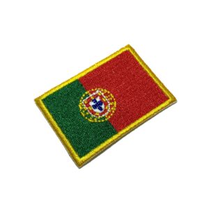 BPPTT011 Bandeira Portugal Patch Bordado Termo Adesivo