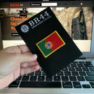 BPPTT011 Bandeira Portugal Patch Bordado Termo Adesivo