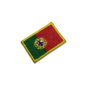 BPPTT031 Bandeira Portugal Patch Bordado Termo Adesivo