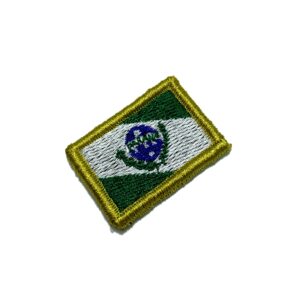 BE0174V31 Bandeira Paraná Patch Bordado Fecho Contato