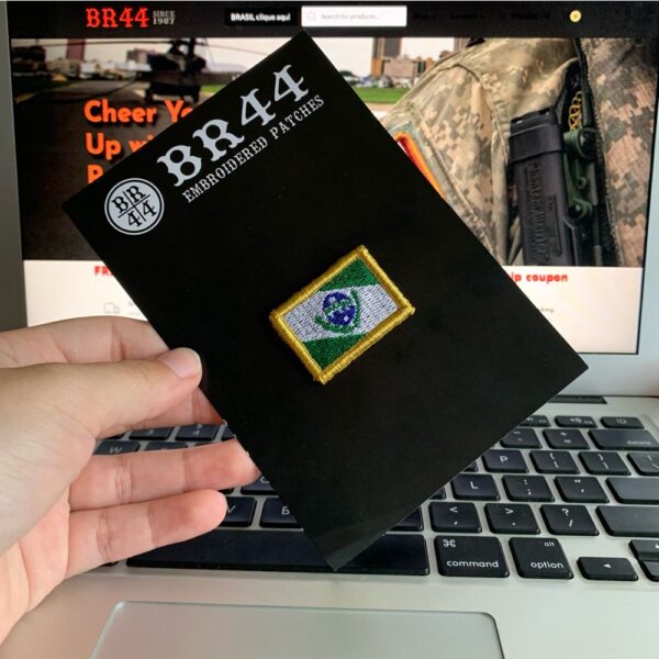 BE0174V31 Bandeira Paraná Patch Bordado Fecho Contato - Imagem 3