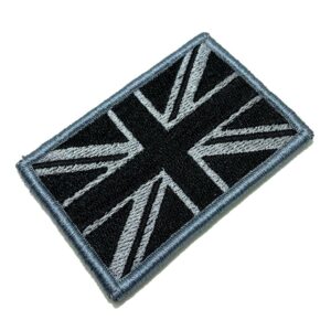BP0001V02 Bandeira Reino Unido Patch Bordado Fecho Contato