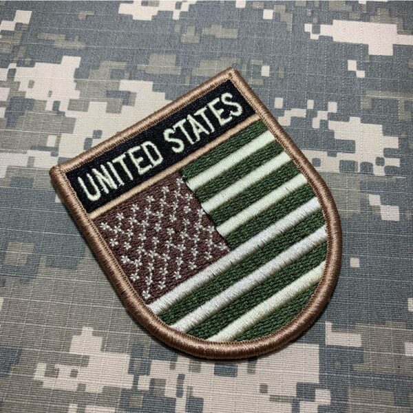 BP0055EV03 Bandeira EUA  Patch Bordado Fecho Contato - Imagem 3