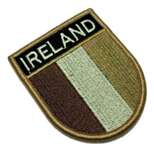 BP0059EV04 Bandeira Irlanda Patch Bordado Fecho Contato