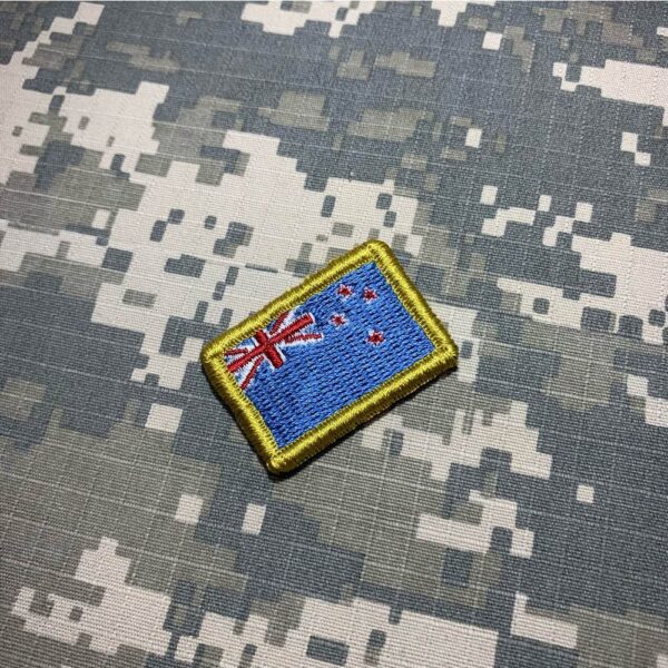 BPNZV031 Bandeira Nova Zelândia Patch Bordado Fecho Contato - Imagem 3