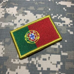 BPPTV001 Bandeira Portugal Patch Bordado Fecho Contato