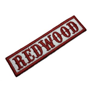 NT0505T03 Redwood Patch Bordado Termo Adesivo ou Costura