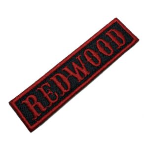 NT0505T04 Redwood Patch Bordado Termo Adesivo ou Costura