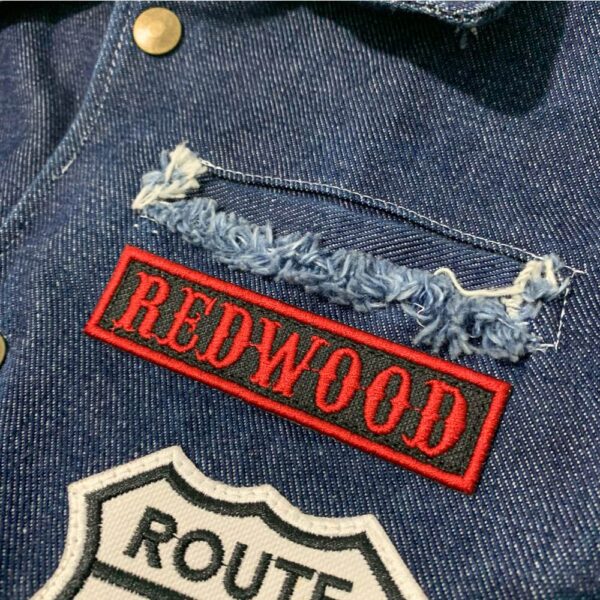 NT0505T04 Redwood Patch Bordado Termo Adesivo ou Costura - Imagem 2