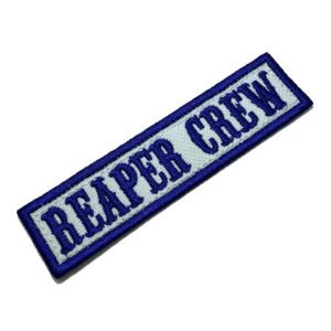 NT0506T02 Reaper Crew Patch Bordado Termo Adesivo ou Costura