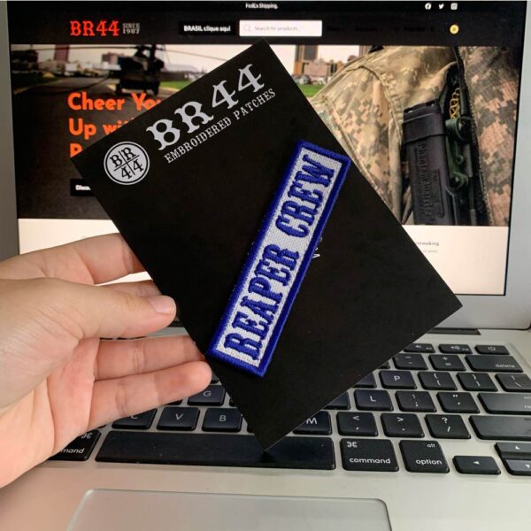NT0506T02 Reaper Crew Patch Bordado Termo Adesivo ou Costura - Imagem 3