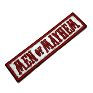 NT0507T03 Men of Mayhem Patch Bordado Termo Adesivo